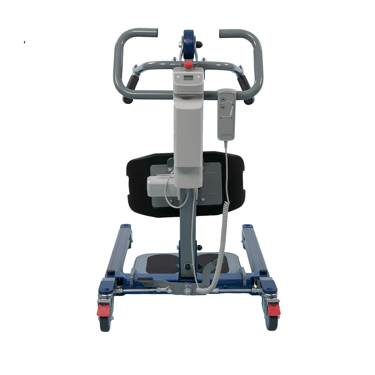 Protekt 600 Stand sit-to-stand lift with adjustable extra-wide kneepads