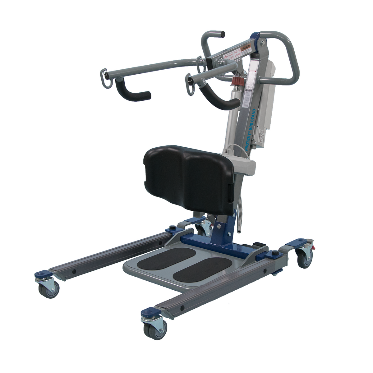 Protekt 600 Stand sit-to-stand lift sling hook and boom detail