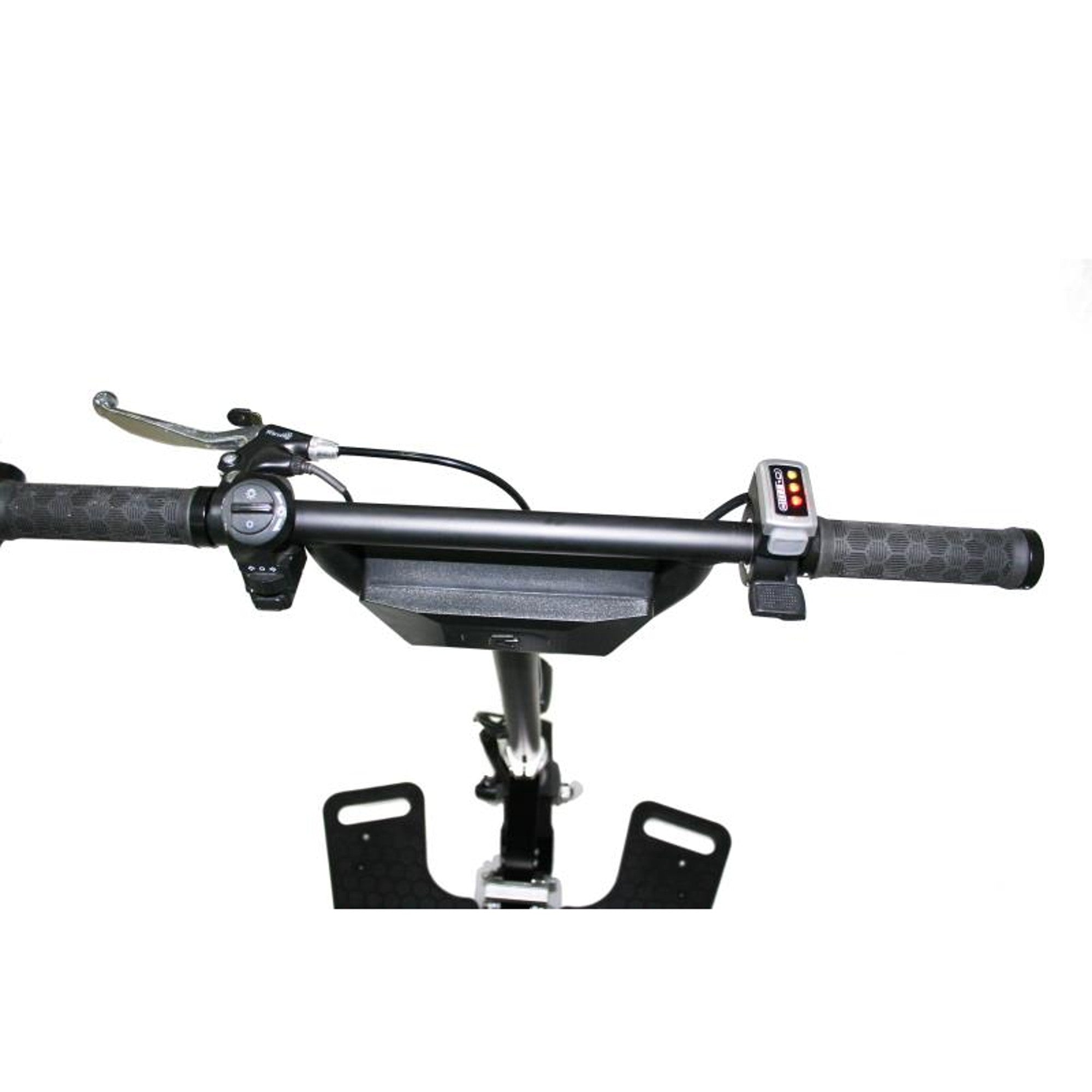 SnapnGO Deluxe Mobility Scooter handlebar controls and throttle for easy operation