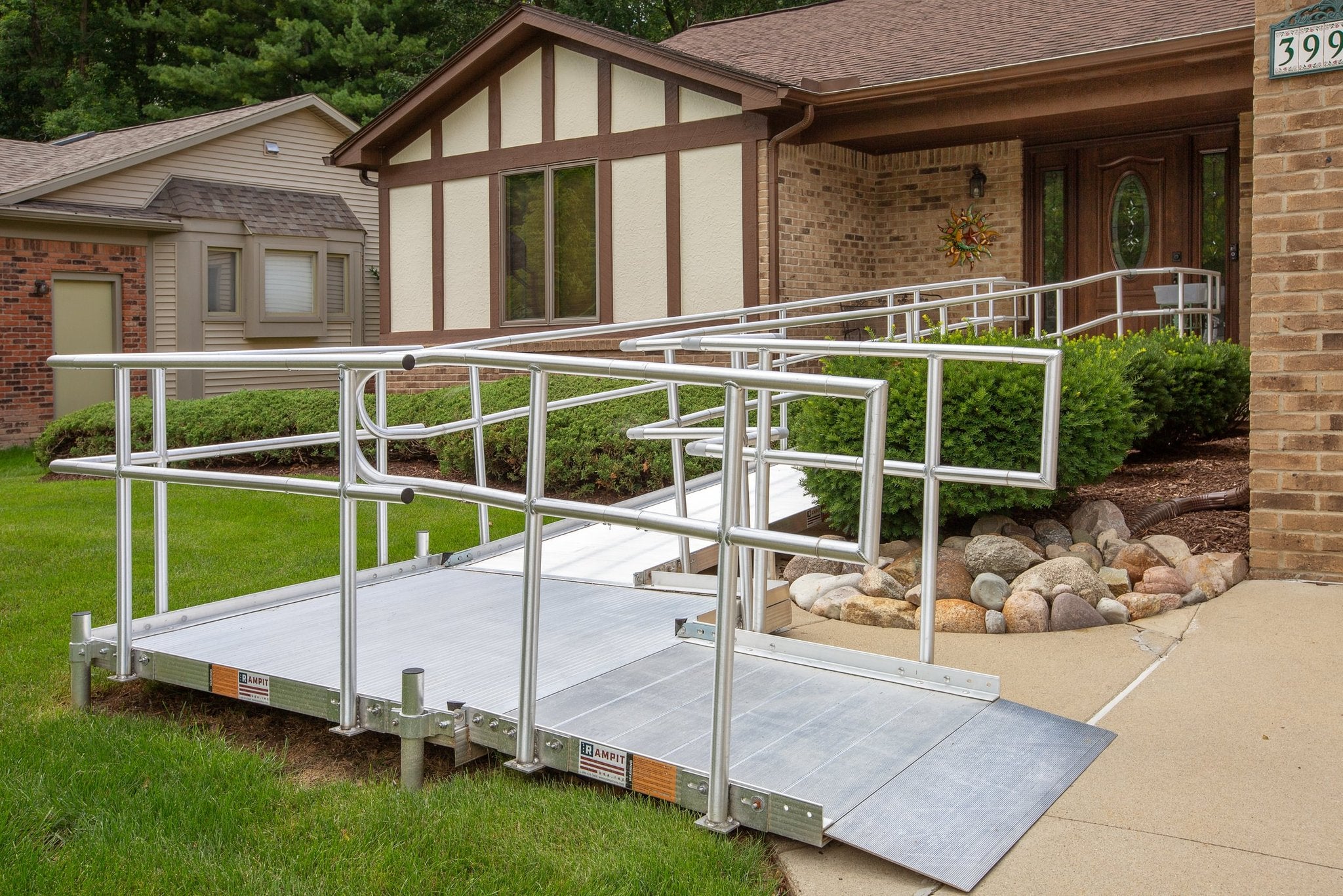 Rampit Modular Aluminum Wheelchair Ramp System - 36" Wide | Independence Series