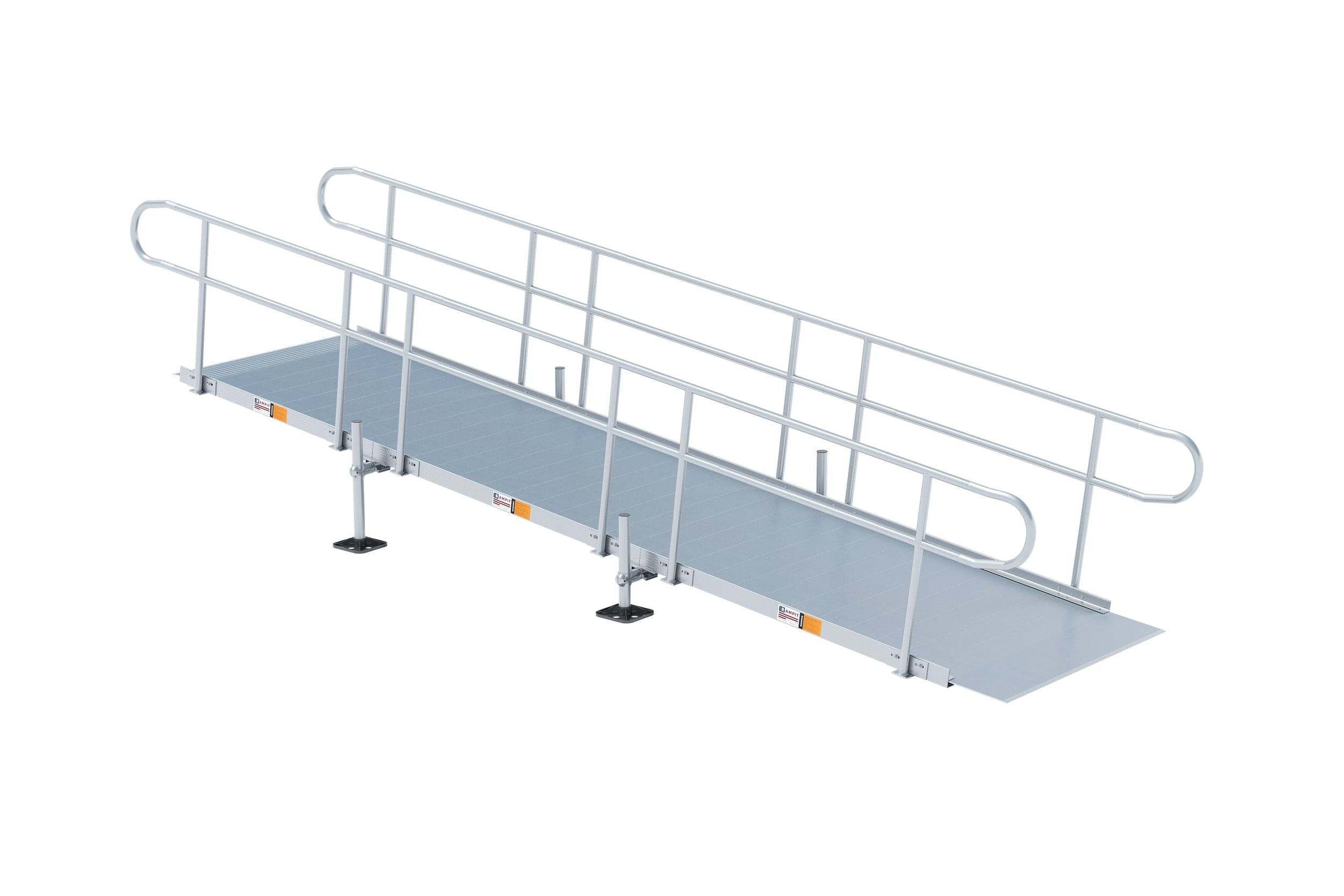 Rampit Modular Aluminum Wheelchair Ramp System - 48" Wide | Bariatric & Power Chair